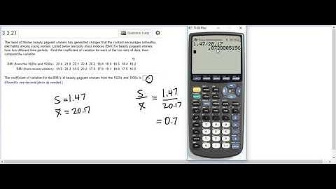 Coefficient of variation