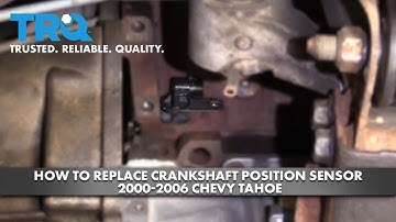 How To Replace Crankshaft Position Sensor 2000-2006 Chevy Tahoe