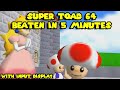 Super Toad 64 beaten in 5 minutes N64 input display | Toad in Super Mario 64 &quot;0 stars&quot; TAS