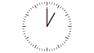 60:00 Countdown Timer | Analog clock on white background