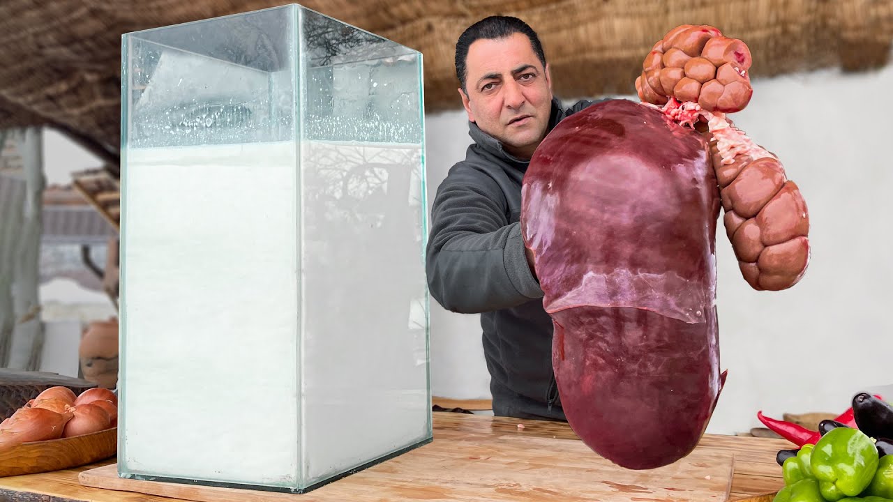 ⁣Tender Beef Liver in Fresh Milk! A healthy Rustic Dish in nature