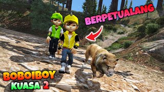 BOBOIBOY PETIR DAN DAUN BERPETUALANG BERSAMA HEWAN PELIHARAAN - GTA 5 MOD