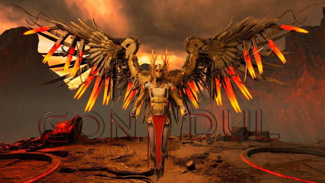 God Of War: Битва с боссом Гондулом, валькирией.