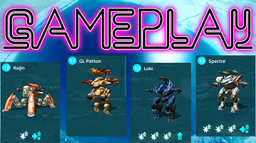 War Robots Raijin Patton Loki Spectre Domination Mode Gameplay