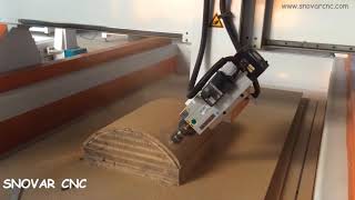 Wood CNC: SNOVAR 1325 4D/4Axis CNC Router for curved surface processing