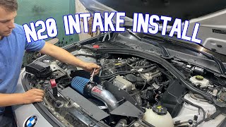 BMW 328i N20 Cold air intake install