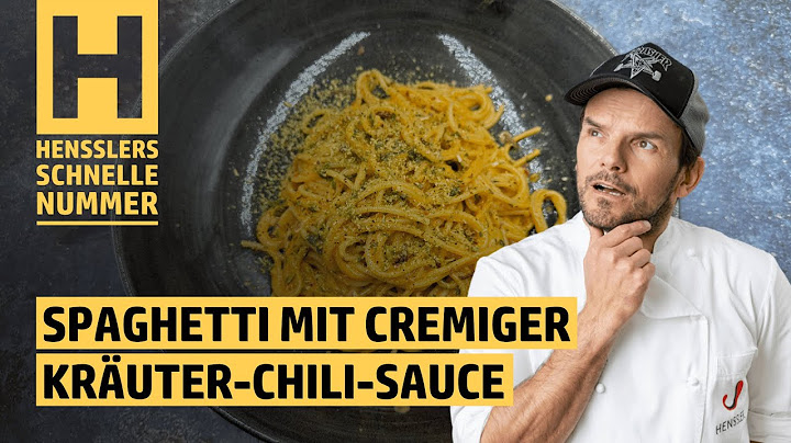 Schnelles Spaghetti mit cremiger Kräuter-Chili-Sauce Rezept von Steffen Henssler