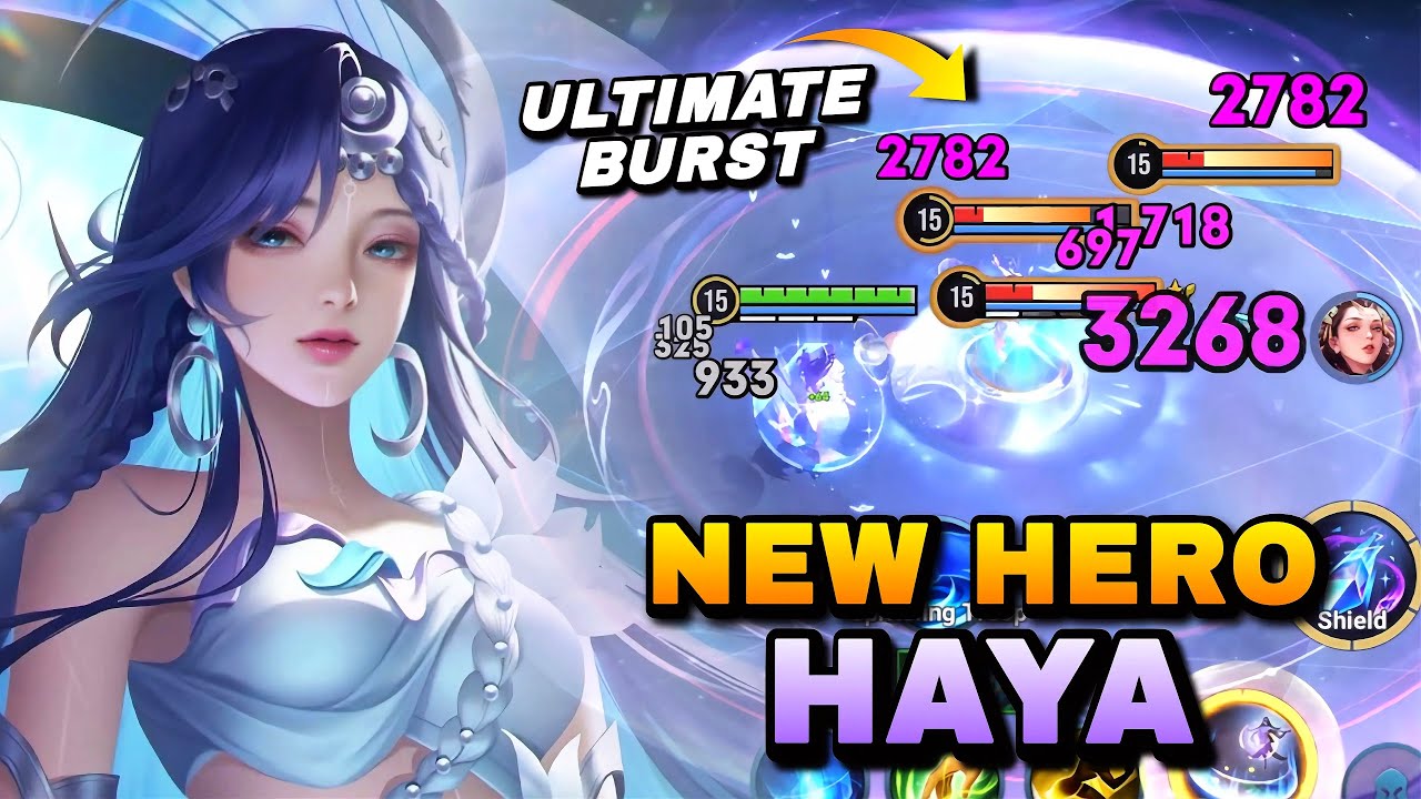 NEW HERO! HAYA/HAI YUE ULTIMATE BURST DAMAGE IN MID LANE! | CHINA HAYA/HAI YUE BUILD & ARCANA