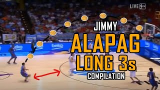 JIMMY ALAPAG Long-Distance THREES Compilation (Highlights)