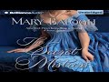 Secret Mistress Romance Mary Balogh Audiobook Sample  ISBN9781455818884