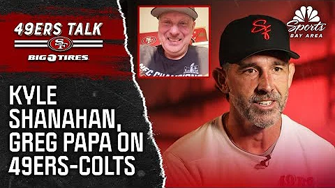 Kyle Shanahan, Greg Papa discuss key matchups in 49ers' Week 16 game vs.Colts | 49ers Talk | NBCSBA