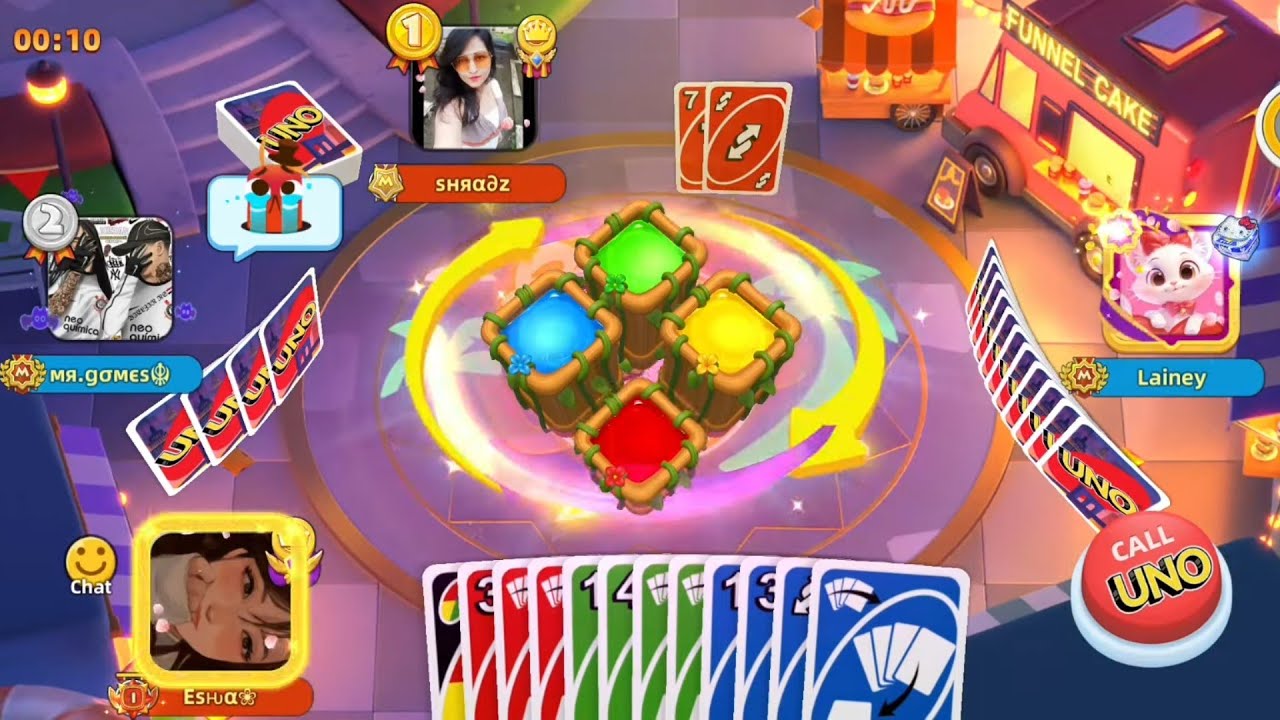 Uno Mobile Game || Go Wild X1000 with +4+6 reverse card || Epic Wins ❤️
