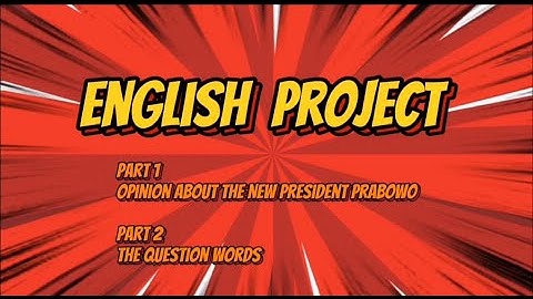 TUGAS KULIAH PERTEMUAN KE-7 BAHASA INGGRIS PROJECT 1 AND 2 | UNIVERSITAS BINA SARANA INFORMATIKA