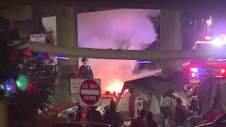Protests in downtown Austin continue into Saturday night