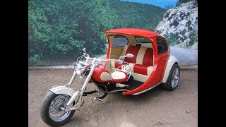 Top 7 Most Craziest Trikes in the World Reviews 2018. Strangest and Funniest Motorcycles 2018
