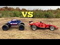 RC Rock Crawler vs RC F1 Car Racing | Remote Control Car Racing | RC Cars