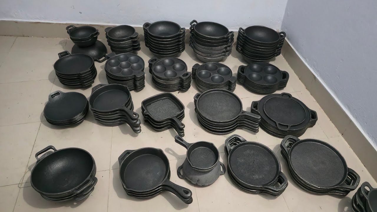 রোজার ধামাকা অফারে নতুন ডিজাইন কাস্ট আয়রন কুকিং সেট  | Cast iron cooking set price in BD |