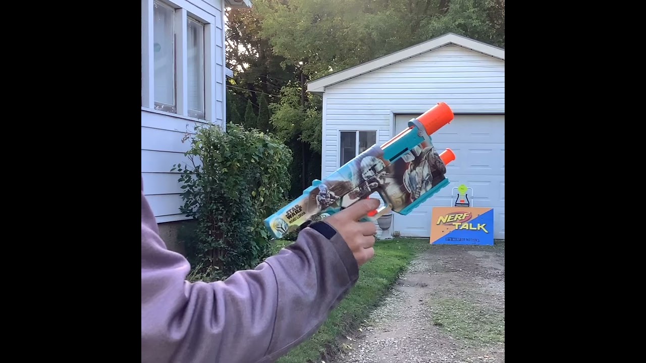 NERF Star Wars MANDALORIAN Blaster - Joins Our Nerf Collection!  
