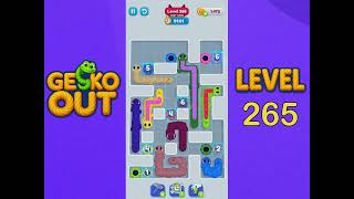 Gecko Out Level 265 Solution | Step by Step Walkthrough
