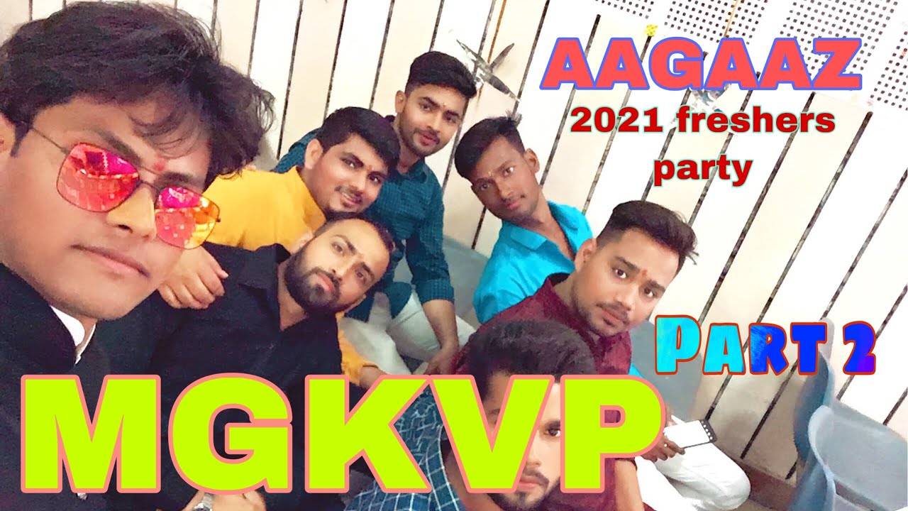 MGKVP 2021 department of social work freshers party aagaaz bollywood theme students entry (part 2)