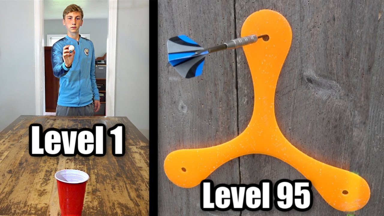 TRICK SHOTS from Level 1 To Level 100