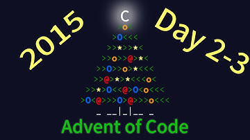 Coding Advent Of Code 2015 - Day 2 & 3