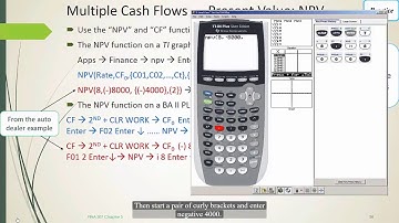 Uneven Cash Flow TI 84Plus