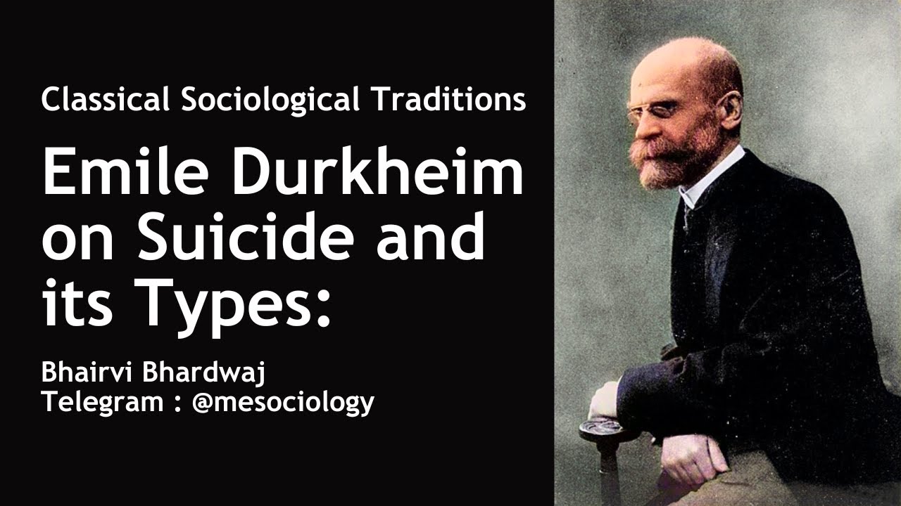 Suicide and its Types by Durkheim