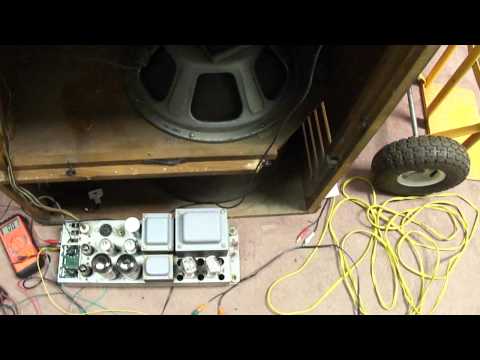 Repaired Leslie 50C amp