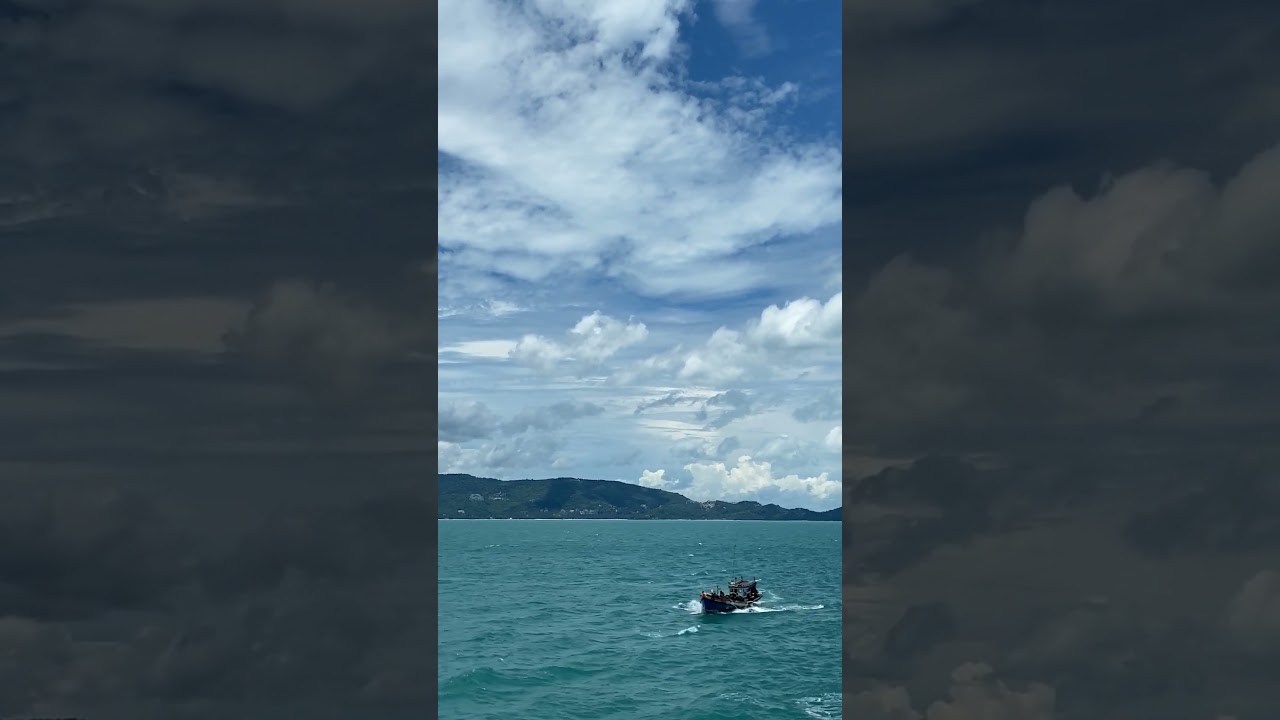 nice view of the sea and good weather