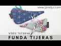 Funda para tijeras | Tutorial fácil sin patrón | Cose un estuche o bolsa guarda tijeras