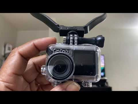 OSMO Action Camera Upside down on  a Necklace of Sorts!???