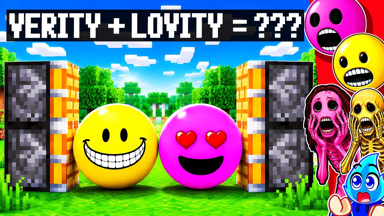 VERITY + LOVEITY = ??? in Minecraft!