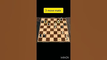 3 MOVE CHECKMATE 💯 #chess#shorts#chesstactics#chessgame#chesscom#chesspuzzle#chessmaster#chessplayer