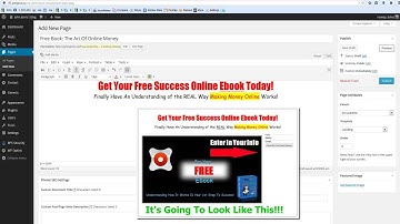 How To Create Your Own Lead Capture Page For Free Part 3 - Create A LCP
