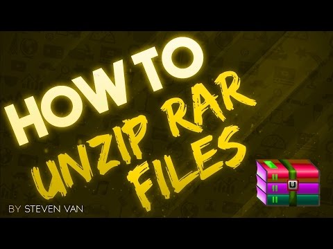 How to unzip files without winrar or winzip