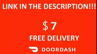 Doordash Promo code 7$ off NOV 2019 STILL ACTIVE!