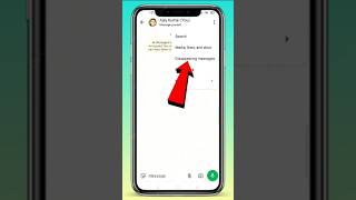 WhatsApp Disappear Message Kaise On Kare | How To turn on Disappearing Message On WhatsApp #shorts