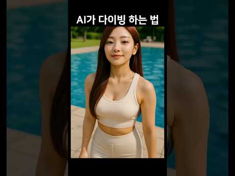 다이빙폼이 심상치 않다.