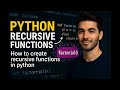 Recursive Functions in Python - Why They’re Useful #youtube