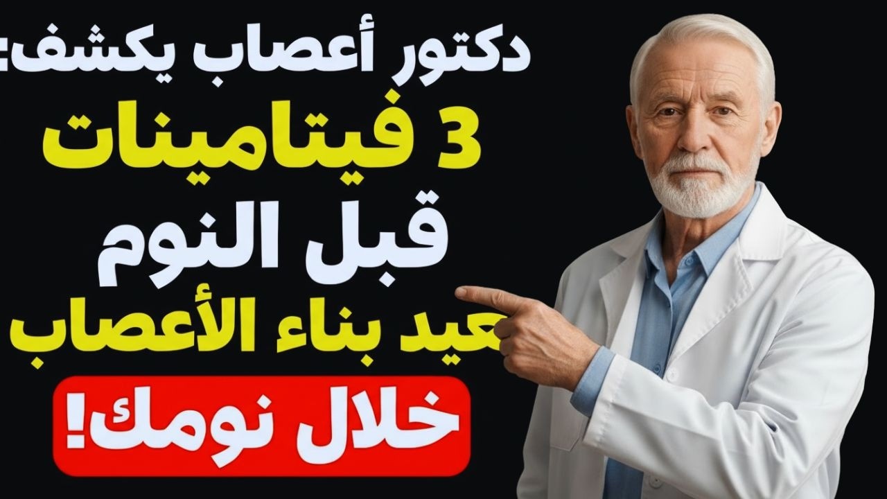 سر القوة بعد الستين… 3 فيتامينات قبل النوم تُعيد ساقيك شباب 20 سنة!