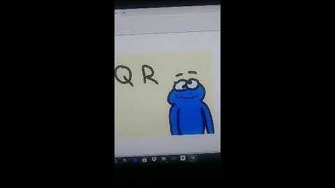 Q R Cookie Monster