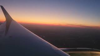 F9 2468 | A320neo | Beautiful Sunset Landing Into Cleveland Hopkins International Airport (KCLE)|