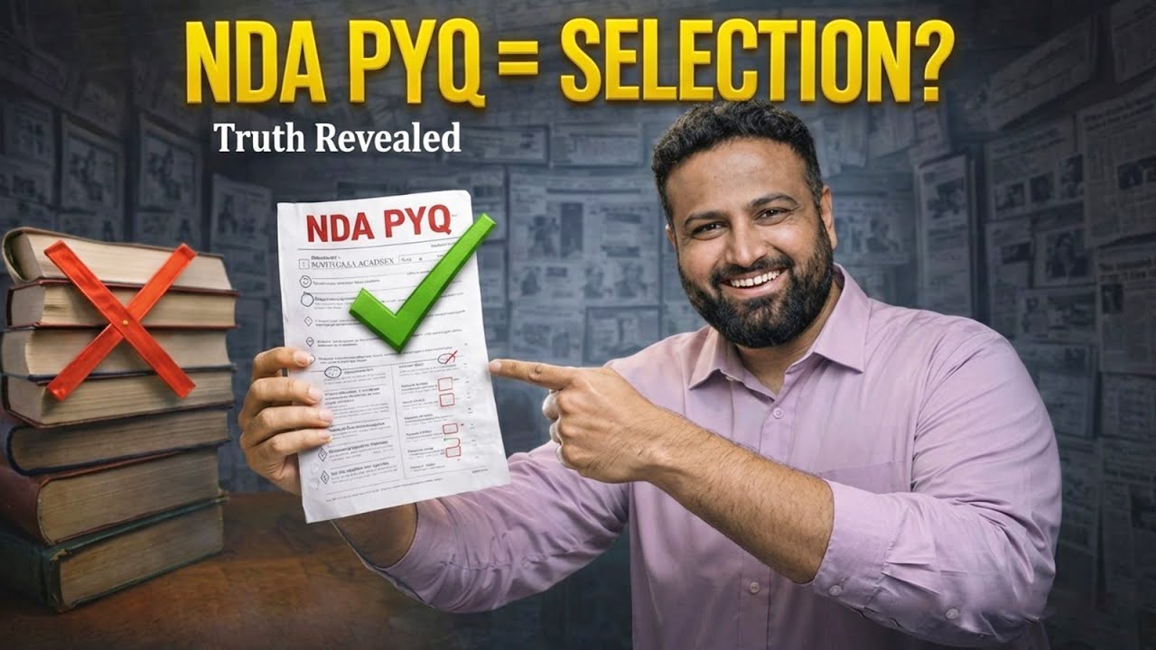 NDA 2026 PYQ = Selection Guarantee? 🚨 Sach Sunke Hairaan Ho Jaoge! 😳 Selection Pakki🔥
