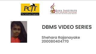 DBMS Question Session (Task 20)