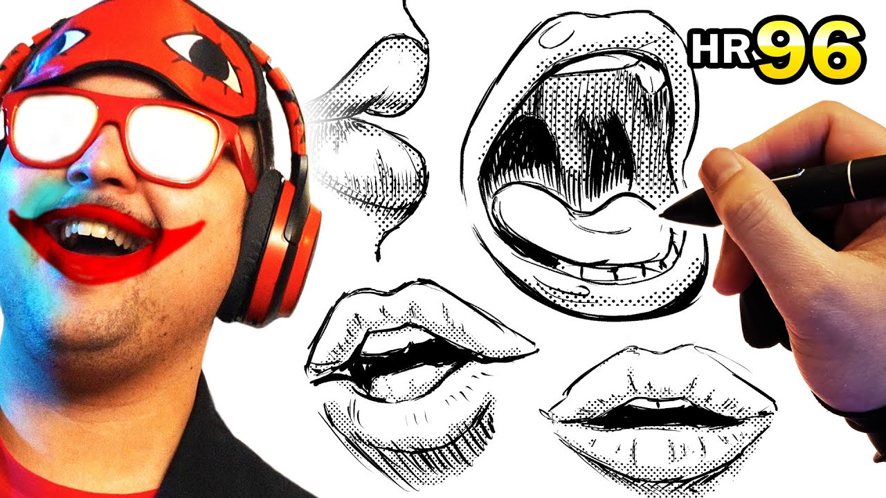 Manga Drawing Challenge #96 – Mouth and Lips