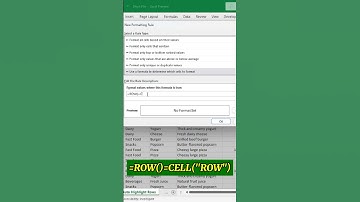 Automatically Highlight Active Cell Row in MS Excel #exceltricks #excelshorts