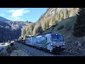 Trains in the austrian alps at st jodok am brenner  191122