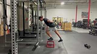 Controlled Lateral Step Down Hip Hinge (w/ & w/out weight)