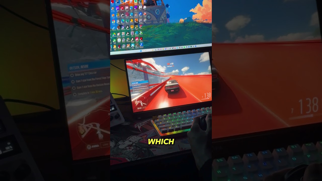 This PORTABLE monitor is FIRE 😤🔥#monitor #tech #gaming